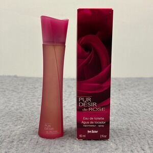 Pur Desir de Rose Yves Rocher 2 Fl Oz Eau De Toilette Spray Vintage Perfume USA